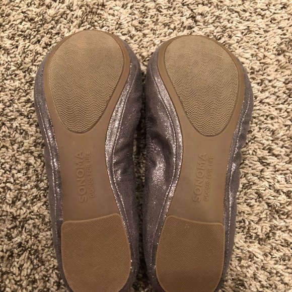 Sonoma gray metallic ballet flats - Picture 6 of 8